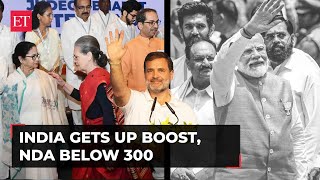 Lok Sabha Results 2024: NDA short of 300, INDIA bloc gets UP booster