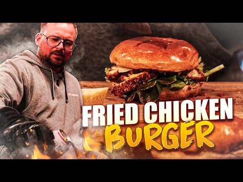 Einfach Fried Chicken Burger 😍