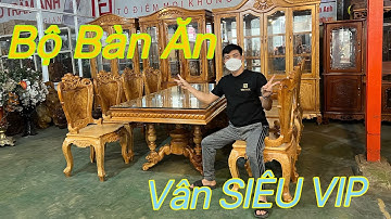 BÁO GIÁ Bộ Bàn Ăn LOUIS gõ đỏ mặt liền vân SIÊU VIP |Số 709