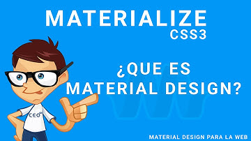 1 - MaterializeCss: Introducción (Material design para la web)