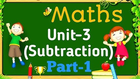 Maths(Class-2), Ex-(3.1 & 3.2) , Ch-3(Subtraction) , Revision (Part-1)