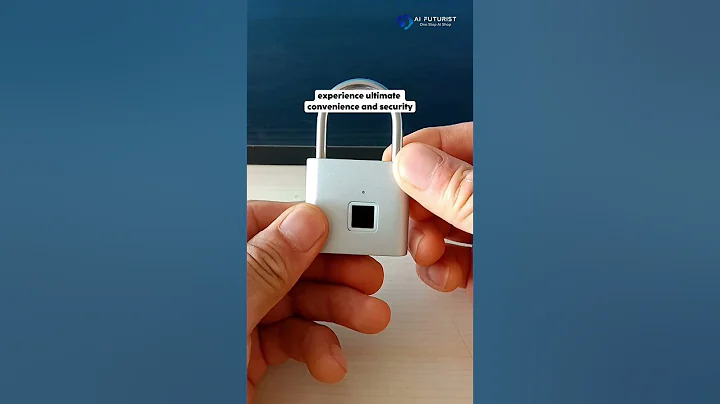 JUST A SMART FINGERPRINT PADLOCK: Next-Gen, Hassle-Free AI Futurist Security!