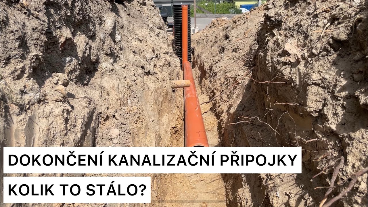 Dokončení kanalizační přípojky a její cena