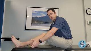 How to increase ankle movement by releasing the interosseous membrane with a tennis ball.