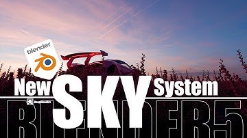 Blender 5’s Sky System Got a MASSIVE Upgrade! (You’ll Love This)