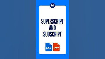 Ditch the Ribbon for Superscripts and Subscripts!