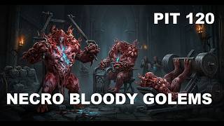Diablo 4 Necromancer Bloody Golems Build PIT 120 Season 13 (FULL RUN)