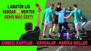 1.AMATÖR LIG MAÇINDA KAVGALAR , KIRMIZI KARTLAR DAMGA VURDU !  ( MAÇ ÖZETİ)