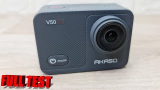 AKASO V50X Touch Screen 4K30fps WiFi Action Camera: Unboxing & Test (4K video)