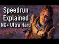 Horizon Zero Dawn Speedrun Explained - NG+ Ultra Hard