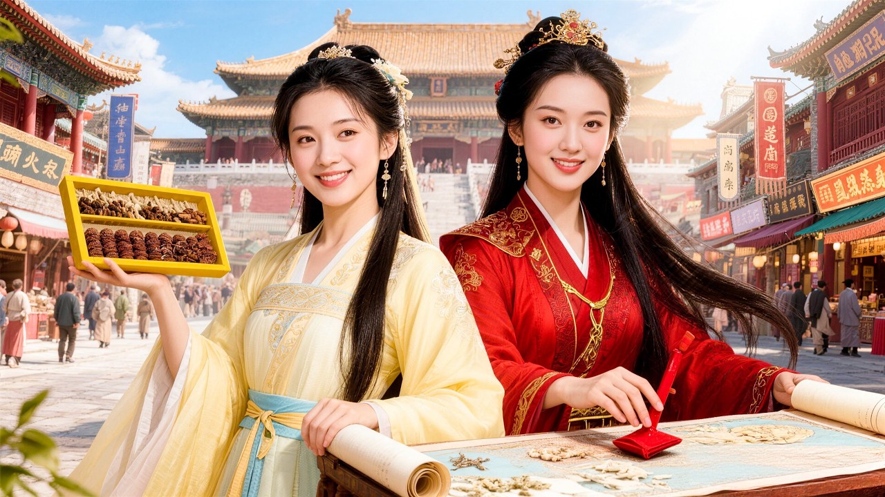 Мы с лучшей подругой попали в тела принцессы и императрицы — и покоряем всё вокруг. #minidrama