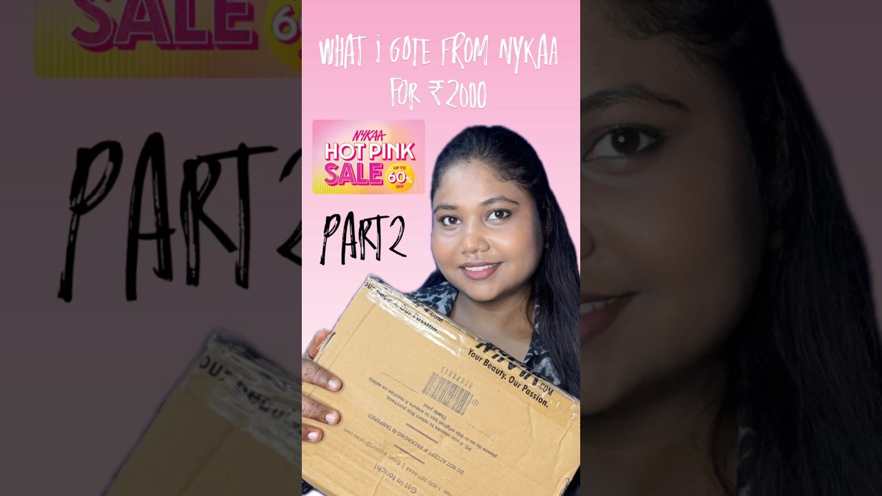 What I Got from Nykaa for ₹2000 💄 | Part 2✨ 