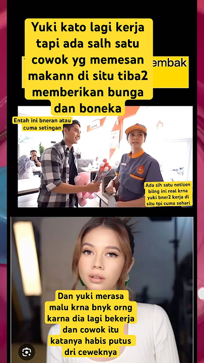 Yuki kato di lamar cowok saat kerja #yukikato #nagita #rafiahmad #aurelhermansyah #attahalilintar