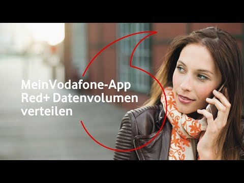 MeinVodafone-App - Red+ Datenvolumen verteilen | #servicehilfe