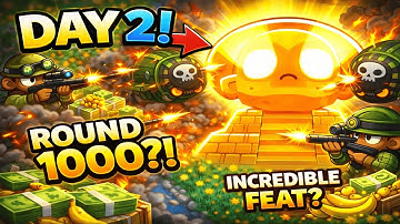 Day 2 of the IMPOSSIBLE Run | Bloons TD5 LIVE