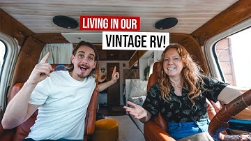 We’re Back to FULL-TIME RV Life?! - First Night in Our Vintage RV! (Texas to New Mexico)