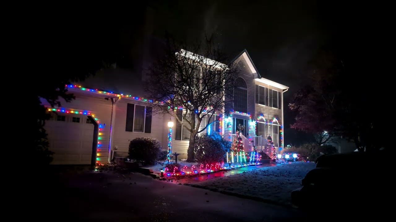 2025 Christmas Light Show (Gemmy Orchestra Of Lights)