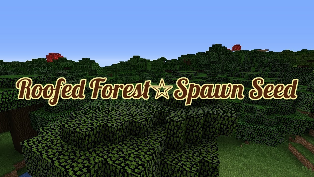 Roofed Forest 1 13 2 Spawn Seed Minecraft Youtube