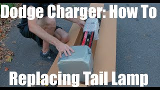 Replacing Dodge Charger Tail Light. How To | Very Easy! Racetrack Lighting Replacement!