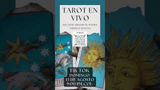 Este domingo en TikTok. Tarot en VIVO. Te espero