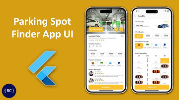 Parking Spot Finder & Booking App UI in Flutter