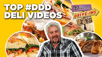 Top 10 #DDD Deli Videos with Guy Fieri | Diners, Drive-Ins and Dives | Food Network