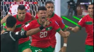 ملخص مباراة المغرب وكرواتيا اليوم 1/2- اهداف مباراة المغرب وكرواتيا اليوم - Morocco vs Croatia
