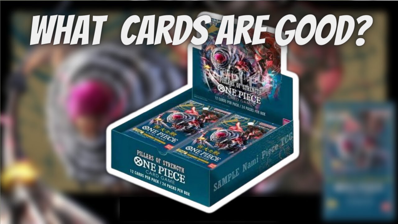 Pillars Of Strength Booster Pack One Piece TCG Booster Pack - OP03 Pillars  Of Strength (English, 12 Cards) One Piece Booster Pack Cards