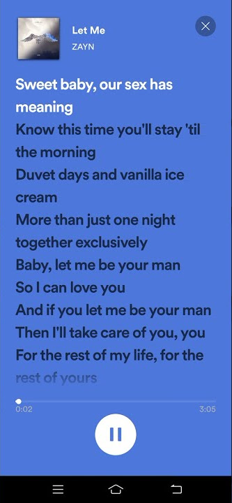Let me Lyrics - Zayn Malik