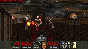 Doom 2 - 1000 Lines 3 (Map 14: Bad Manor) UV-Max (Map Author: Nootrac4571)