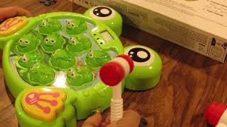 Kids and toddlers gift ideas / Yuham whack a frog pounding game quick review screenshot 2