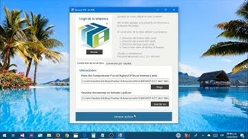 Codigo convertir XML a PDF
