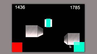 GameSalad Endless Runner example with 3d blocks by Stormy Studio screenshot 3