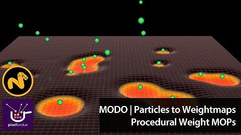 MODO | Particles to Dynamic Weight MeshOP