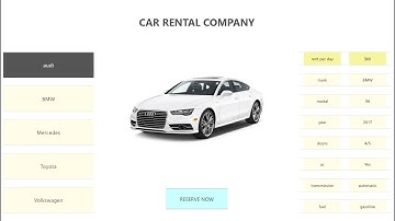 Car Rental Landing Page with HTML, CSS, and JavaScript