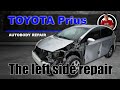 Toyota Prius. The left side repair. Ремонт левой стороны.