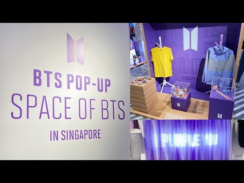 SPACE OF BTS POP-UP STORE in Singapore + Line Friends Store Vlog 