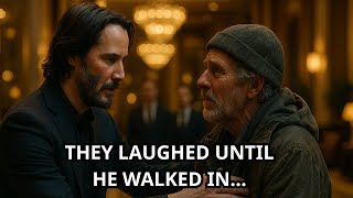 Keanu Reeves Silences Everyone In Lobby After Janitor Mocks Homeless Man