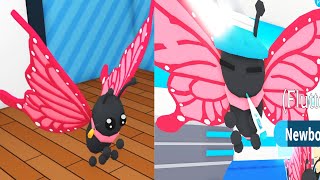 New Adopt Me Butterfly Pet with Dollastic and MicroGuardian