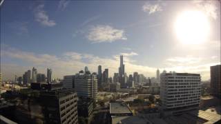 Time lapse Sunrise to Sunset in Melbourne