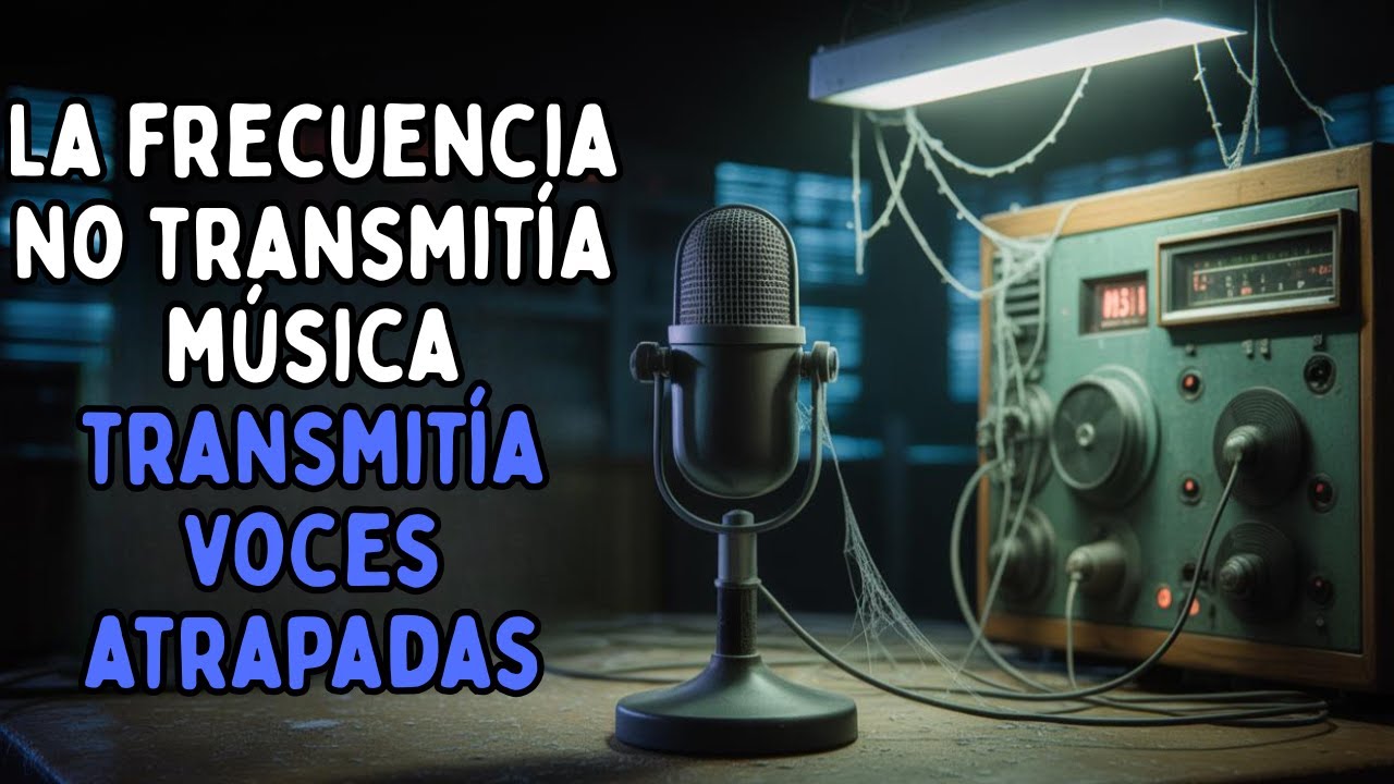 Trabajé en una estación de radio nocturna… y la señal empezó a grabarme