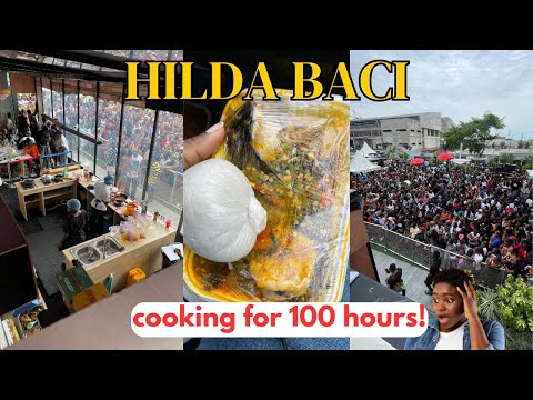 HILDA BACI COOK-A-THON : HAPPENING LIVE! COOKING FOR 100 hours!