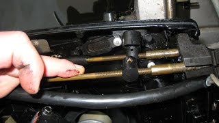 How to install Mercury throttle and shift cables