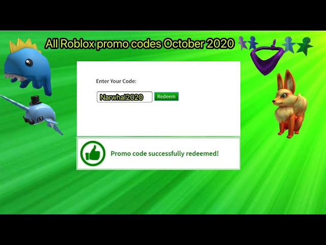 All New Roblox Working Promo Codes On October 2020 Youtube - all new roblox promocodes 2020 october