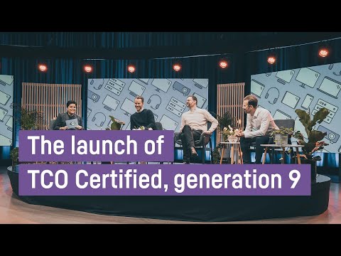 The launch of TCO Certified, generation 9