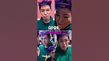 Your Birth Month In Character Squid Game Season 2 #squidgame2