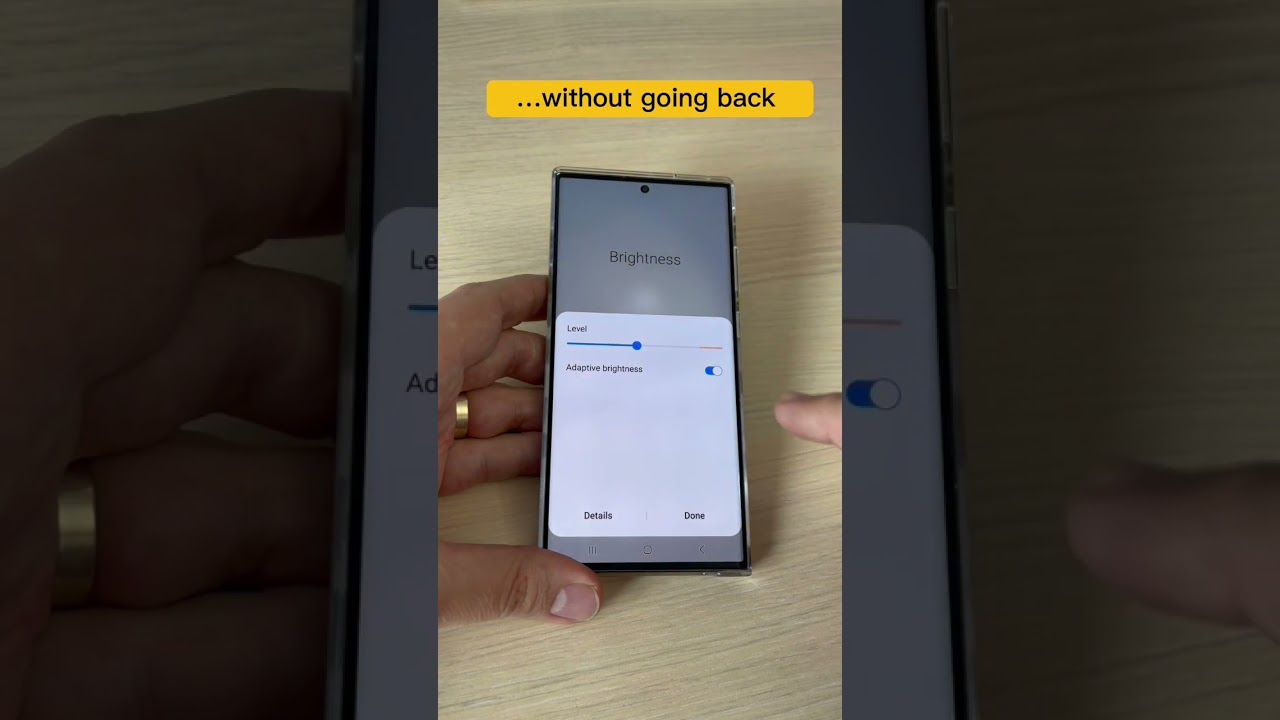 Screen Brighter on Samsung Phones 