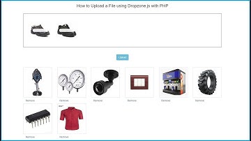 File Upload using Dropzone.js with PHP