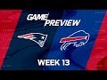 Gambar cover New England Patriots vs. Buffalo Bills | NFL Week 13 Preview | Film Review