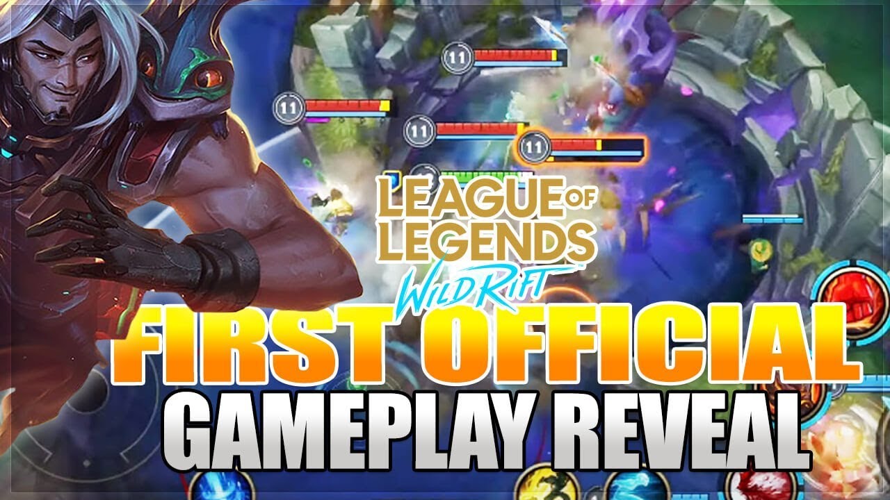 First Official League Of Legends Wild Rift Gameplay Reveal Lol Mobile Ask Vell Youtube